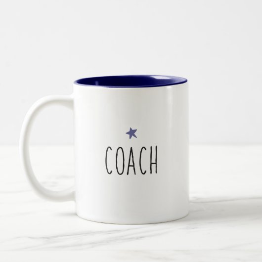 Coach | Moderne Coach - Farbe des benutzerdefinier Zweifarbige Tasse (Links)
