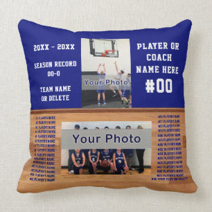 Coach oder Senior Night Basketball Geschenk Ideen, Kissen