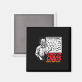 Coach Of Chaos Statistiken über Sanity Fantasy Foo Magnet (Vorderseite/Rückseite)