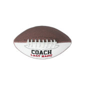 Coach Personalisiert Nachname Football (Vorderseite)