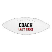 Coach Personalisiert Nachname Football (Panel)