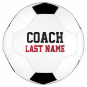 Coach Personalisiert Nachname Fußball (Vorderseite)