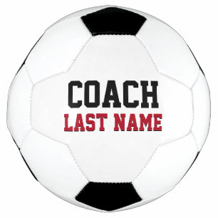 Coach Personalisiert Nachname Fußball