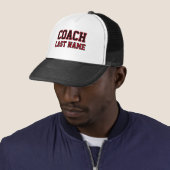 Coach Personalisiert Nachname Truckerkappe (Beispiel)