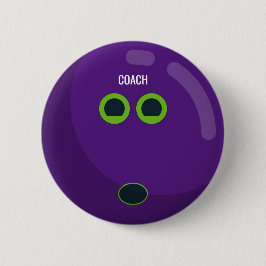 "COACH" Personalisierte Bowling Ball Custom Colors Button