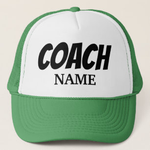 COACH PERSONALISIERTE LKW-FAHRERMÜTZE TRUCKERKAPPE
