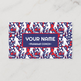 Coach Pickleball American Pickleball Spieler Visitenkarte