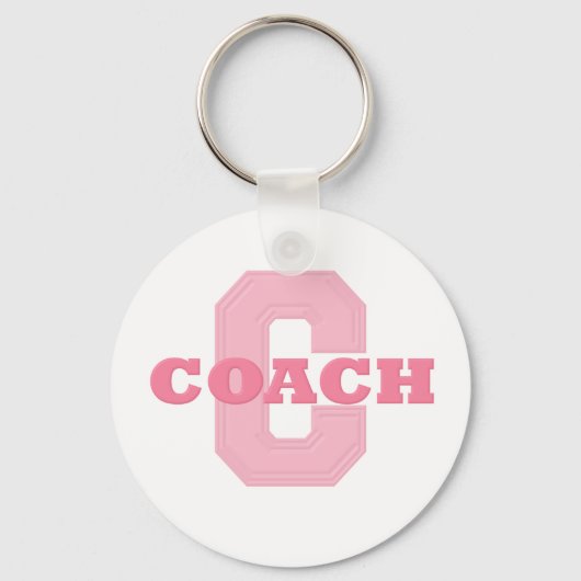 COACH PINK SCHLÜSSELANHÄNGER (Vorderseite)