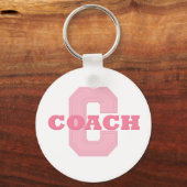 COACH PINK SCHLÜSSELANHÄNGER (Vorderseite)