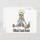 Coach Roach Postkarte (Vorne/Hinten)