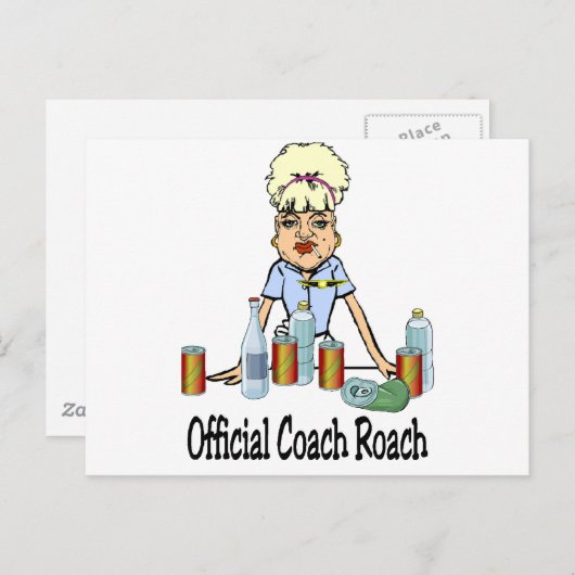 Coach Roach Postkarte (Vorne/Hinten)