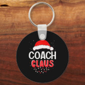 Coach Santa Claus Christmas Matching Costume Schlüsselanhänger (Vorderseite)