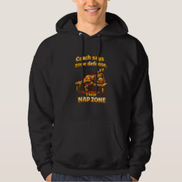 Coach Says Zone Defense Funny Nap Zone Basketball Hoodie