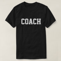 COACH-T - SHIRT (VOR und BACK)