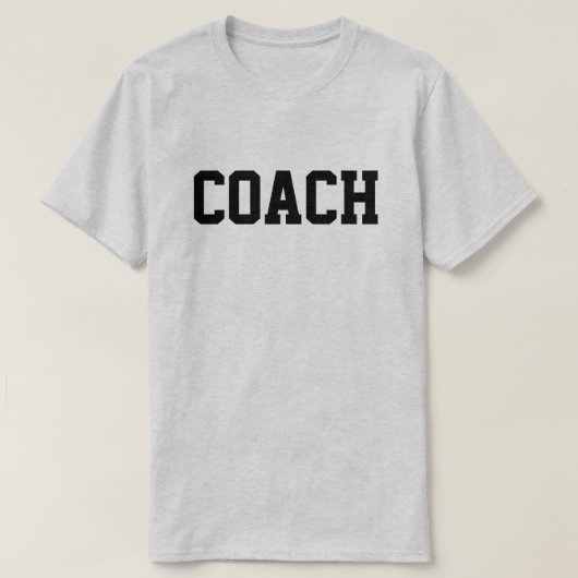 COACH-T - SHIRT (VORDERE UND ZURÜCK) (Design vorne)