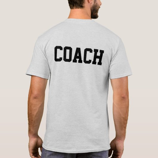 COACH-T - SHIRT (VORDERE UND ZURÜCK) (Rückseite)