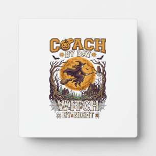 Coach Tag Hexennacht Halloween Fliegender Mond Spi Fotoplatte
