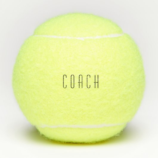Coach Tennisbälle (Vorderseite)