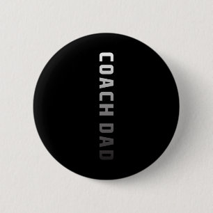 Coach Vater Design - Fußball Basketball-Koach Button