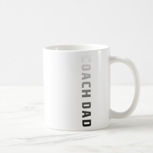 Coach Vater Design - Fußball Basketball-Koach Kaffeetasse (Rechts)