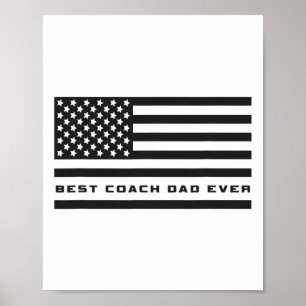 Coach Vater je Trainingsgerät - Trainer Poster