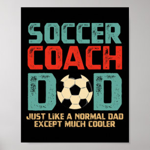 Coach Vater Vathers Day Geschenk Poster