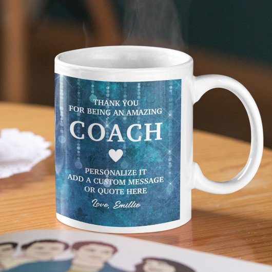 Coach Vielen Dank Herzlichen Dank für die Personal Kaffeetasse