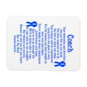 Coach Vielen Dank Magnet (Horizontal)