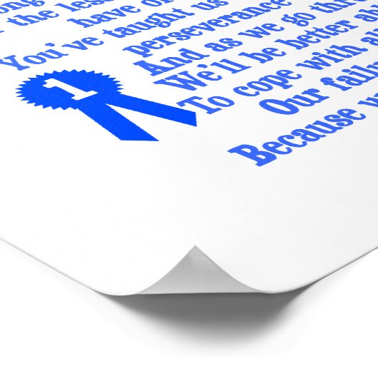 Coach Vielen Dank Poster (Ecke)