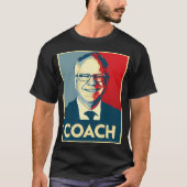 Coach Walz - Harris Walz 2024 T-Shirt (Vorderseite)