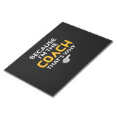 Coach - weil ich der Coach bin, deshalb Notizblock (angewinkelt)