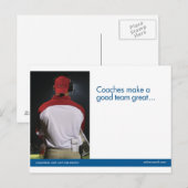 Coachend Sportpostkarte Postkarte (Vorne/Hinten)