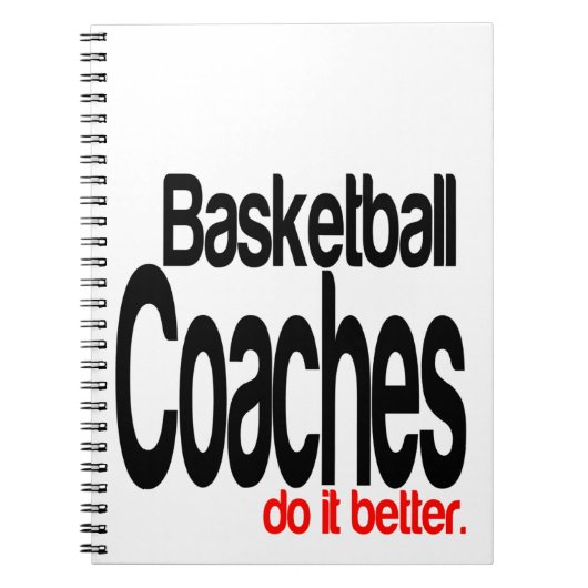 Coaches Do It Better Notizblock (Vorderseite)