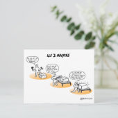 Coaching - Die 3 Maurer Postkarte (Stehend Vorderseite)