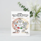 Coaching-Karte "5 Schritte zur Vermittlung" Postkarte (Stehend Vorderseite)