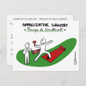 Coaching-Karte "AI - Prinzip der Gleichzeitigkeit" Postkarte (Vorne/Hinten)