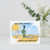 Coaching-Karte "Danke für deine Probleme" Postkarte (Stehend Vorderseite)