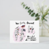 Coaching-Karte "Differenz und Leistung" Postkarte (Stehend Vorderseite)