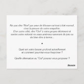 Coaching-Karte: "Nein" sagen Postkarte (Rückseite)