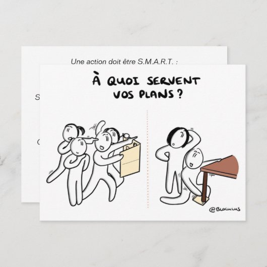 Coaching-Karte "S.U.P.E.R.-Aktionspläne" Postkarte (Vorne/Hinten)