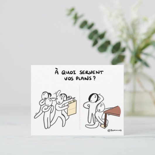 Coaching-Karte "S.U.P.E.R.-Aktionspläne" Postkarte (Stehend Vorderseite)