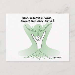 Coaching-Karte "Selbstverwirklichung" Postkarte