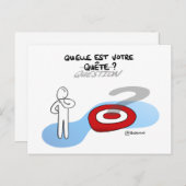 Coaching-Karte "Such nach dir" Postkarte (Vorne/Hinten)