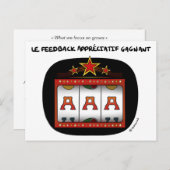 Coachingkarte: A-A-A, Feedback Postkarte (Vorne/Hinten)