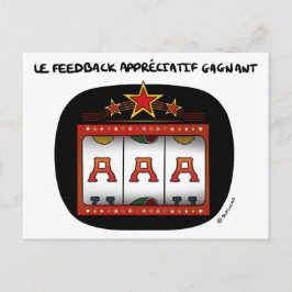 Coachingkarte: A-A-A, Feedback Postkarte