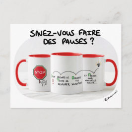 Coachingkarte: Können Sie Pausen machen? Postkarte