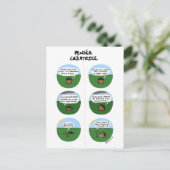 Coachingkarte "Kreatives Denken" Postkarte (Stehend Vorderseite)