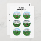 Coachingkarte "Kreatives Denken" Postkarte (Vorne/Hinten)