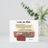 Coachingkarte "Träume leben" Postkarte (Stehend Vorderseite)