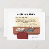 Coachingkarte "Träume leben" Postkarte (Vorne/Hinten)